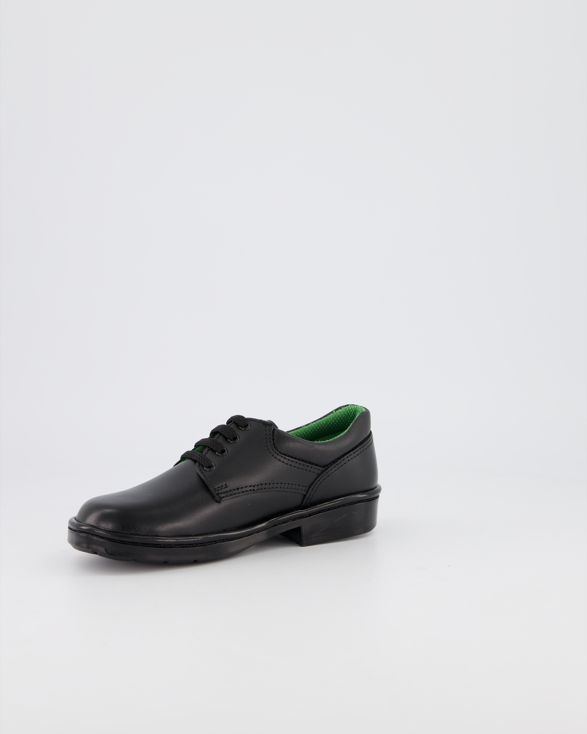 Boys Black School Shoes